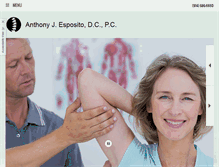 Tablet Screenshot of chirowhiteplains.com